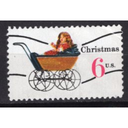 ETATS UNIS 1970 NOEL JOUET D'ENFANTS LANDEAU  YVERT N° 910 OBLITERE