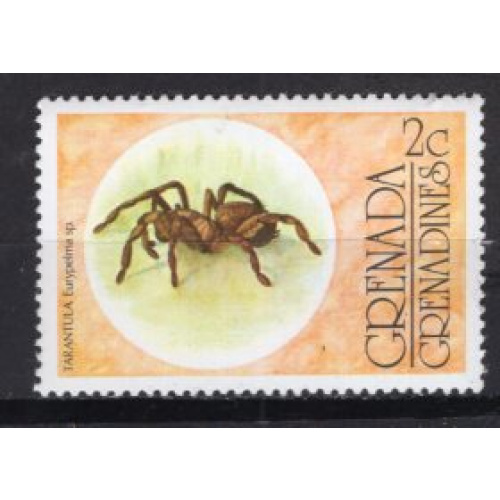 GRENADINES 1976 INSECTE LES ARAIGNEES  YVERT N° 134 NEUF**