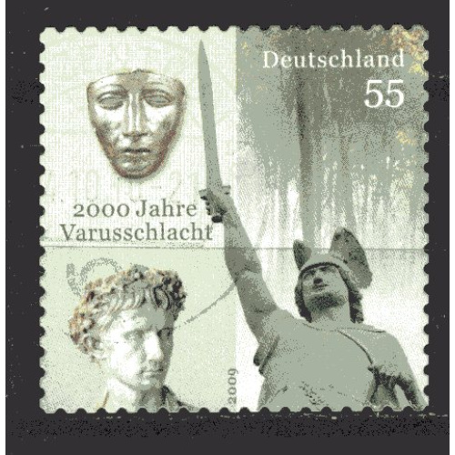 ALLEMAGNE FEDERALE 2009 BUSTE DE L'EMPEREUR AUGUSTE YVERT N° 2562 OBLITERE