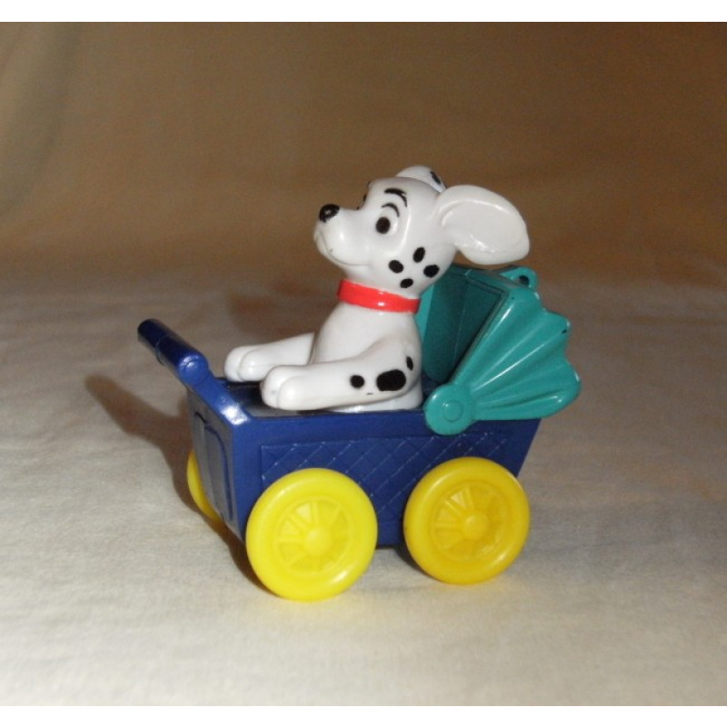 Disney - Figurine chiot Dalmatien + landau