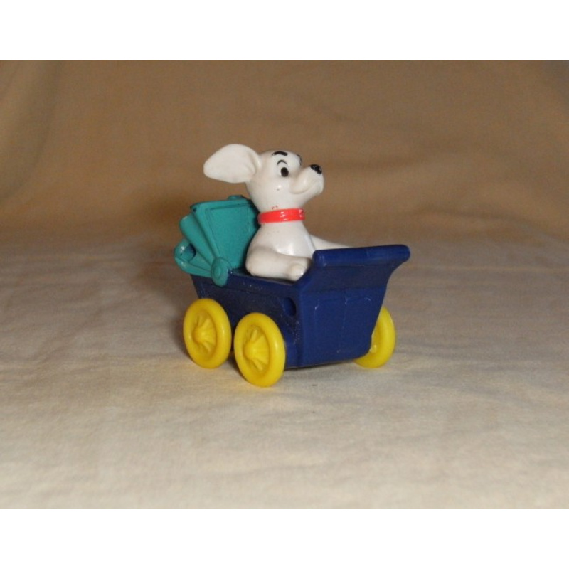 Disney - Figurine chiot Dalmatien + landau