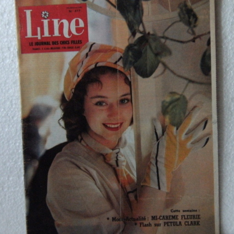 Line - Le journal des chics filles N°417 - mars 1963 - Petula Clark