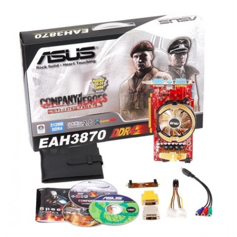 Carte Graphique ASUS EAH3870 512Mo / ATI Radeon 3870 / PCI-Express 2.0