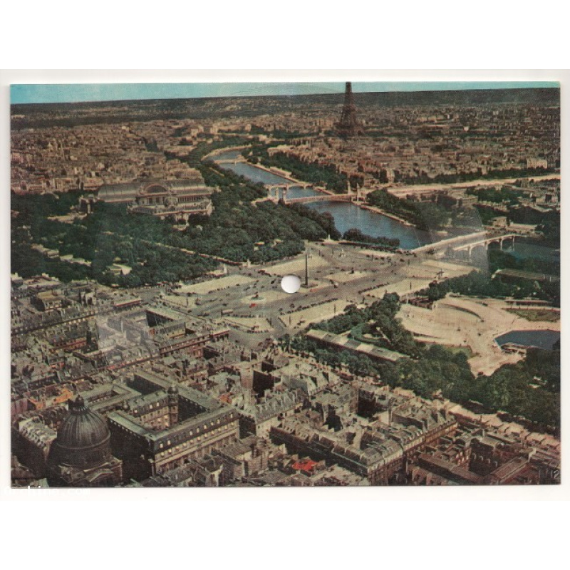 Carte postale musicale Musicarte 45 tours - A Paris dans chaque Faubourg