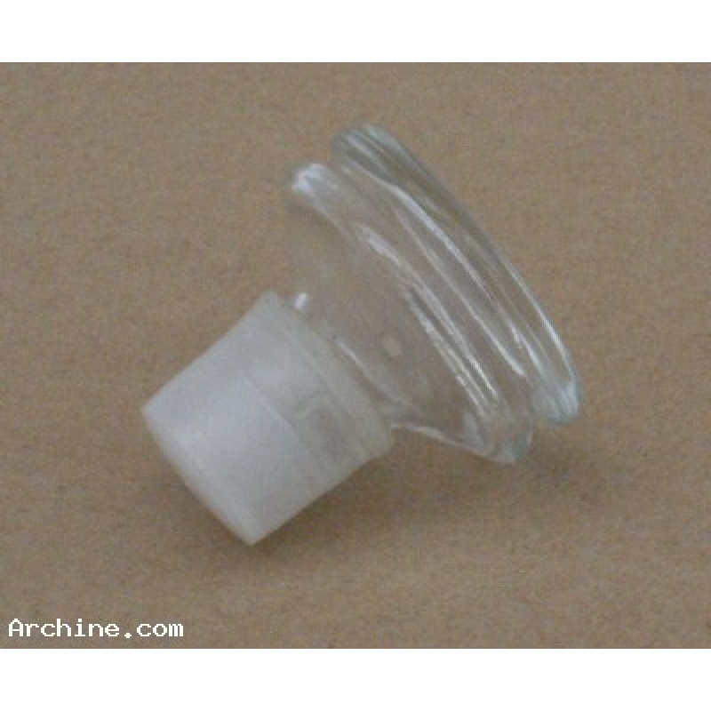 Bouchon de carafe en verre et plastique