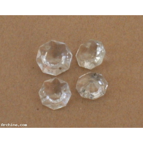 Pampilles en octogone - Lot de 4