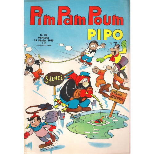 Pim Pam Poum PIPO mensuel N°39 - Editions Lug 1965
