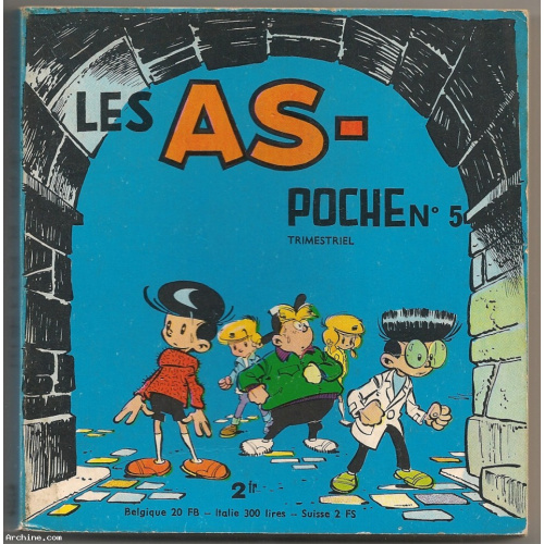 Les AS Poche trimestriel N°5 - Editions Vaillant 1968