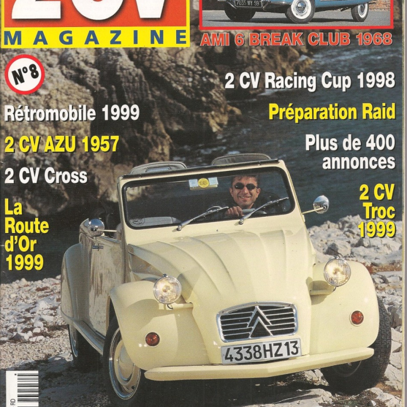 Citroën 2 CV - Magazine bimestriel N°8 - mai-juin 1999