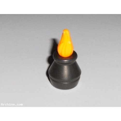 Playmobil château royal - Pot pour feu + flamme 3268