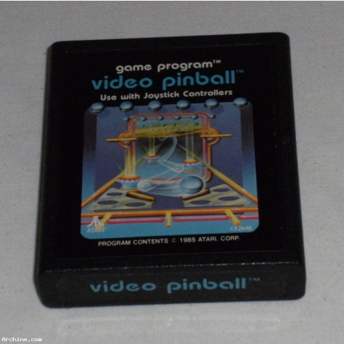Jeu Atari - Video Pinball 1985