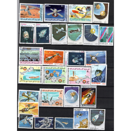 ESPACE  très bel ensemble de timbres  neufs le scan affranchissement 1.39€ loT 25 10 19