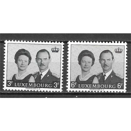 LUXEMBOURG YT 652 / 653 **