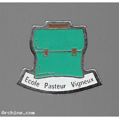 Pin's Ecole Pasteur Vigneux (rare)