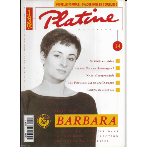 Platine N°14 - Barbara - Mylène Farmer - année 1994