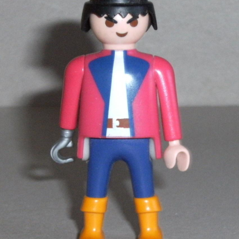 Playmobil personnage homme - Pirate main crochet 3029