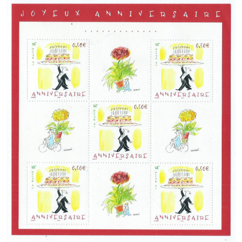 Timbre france Anniversaire bloc neuf ** n° 75