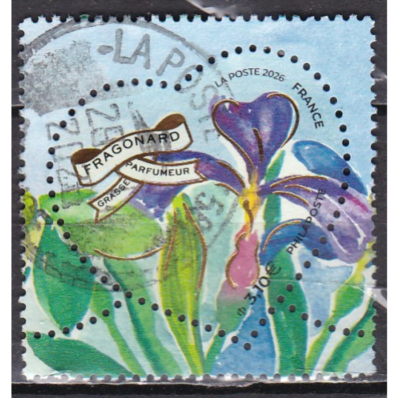 FRANCE "coeur Fragonard 2° échelon" de janvier 2026 oblitéré rond TTB